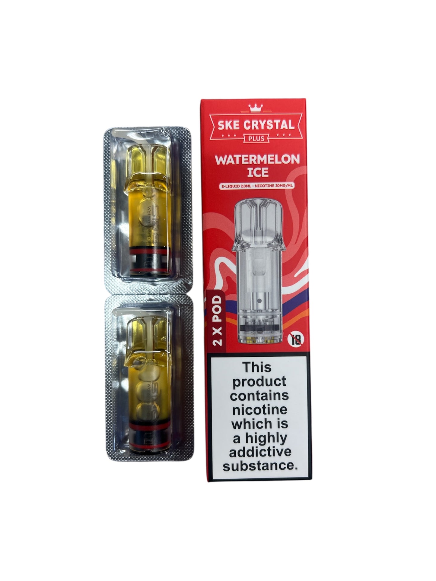 SKE Crystal Plus Pre Filled pods | Choose Flavour | 2 FOR £10 | 2 X 600 Puff per Pod