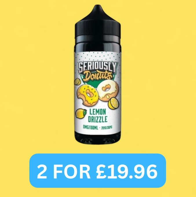 Doozy Seriously Donuts Lemon Drizzle 100ML Shortfill