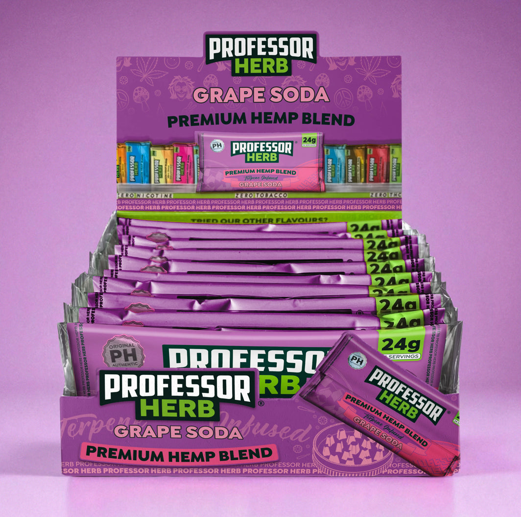 Professor Herb Premium Hemp Blend 24g Grape Soda