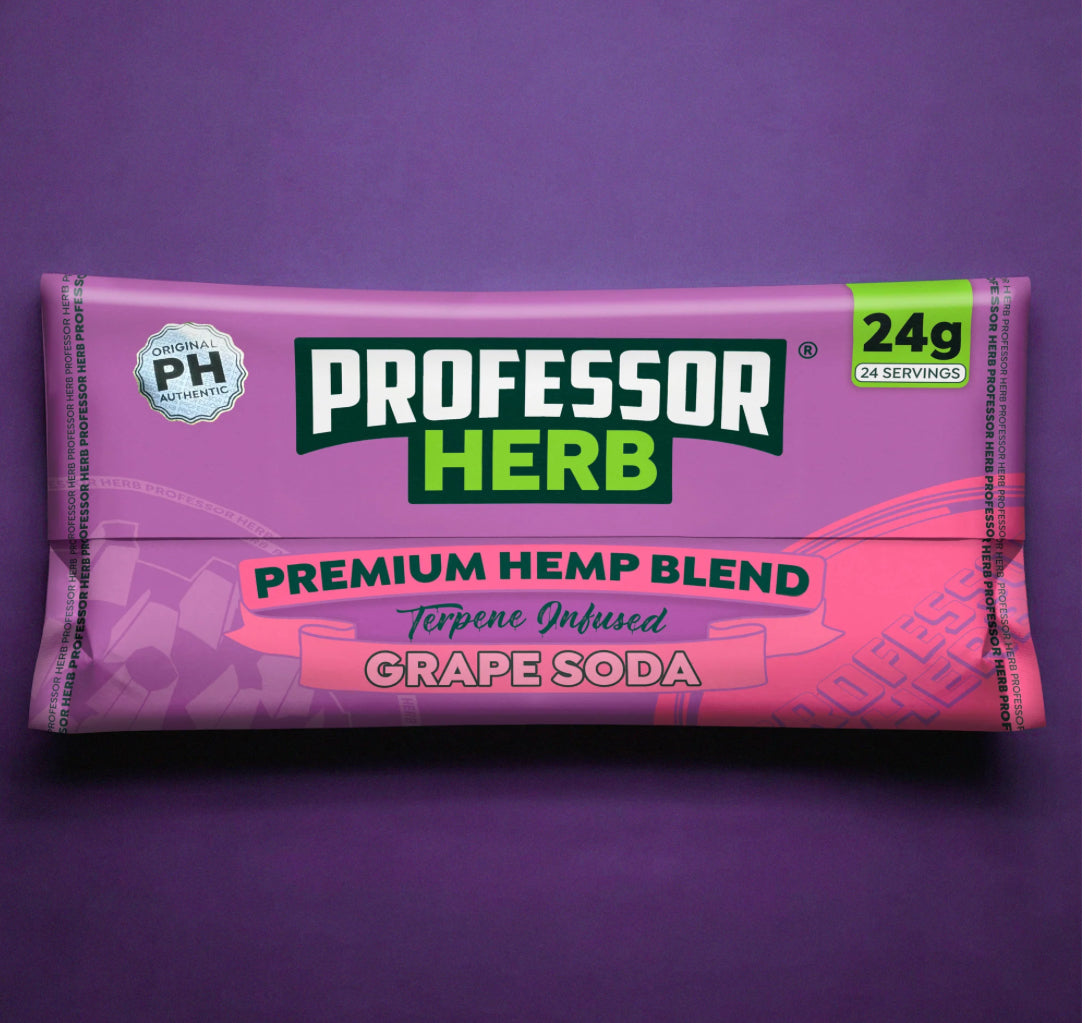 Professor Herb Premium Hemp Blend 24g Grape Soda