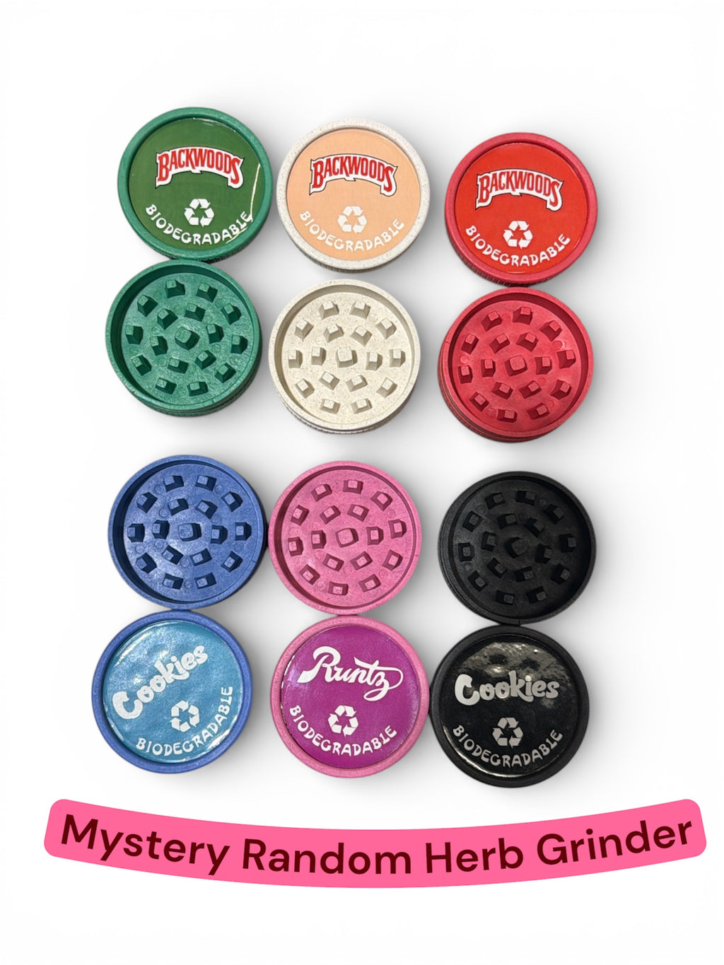 Mystery Bio Degradable Hemp Herb Grinder