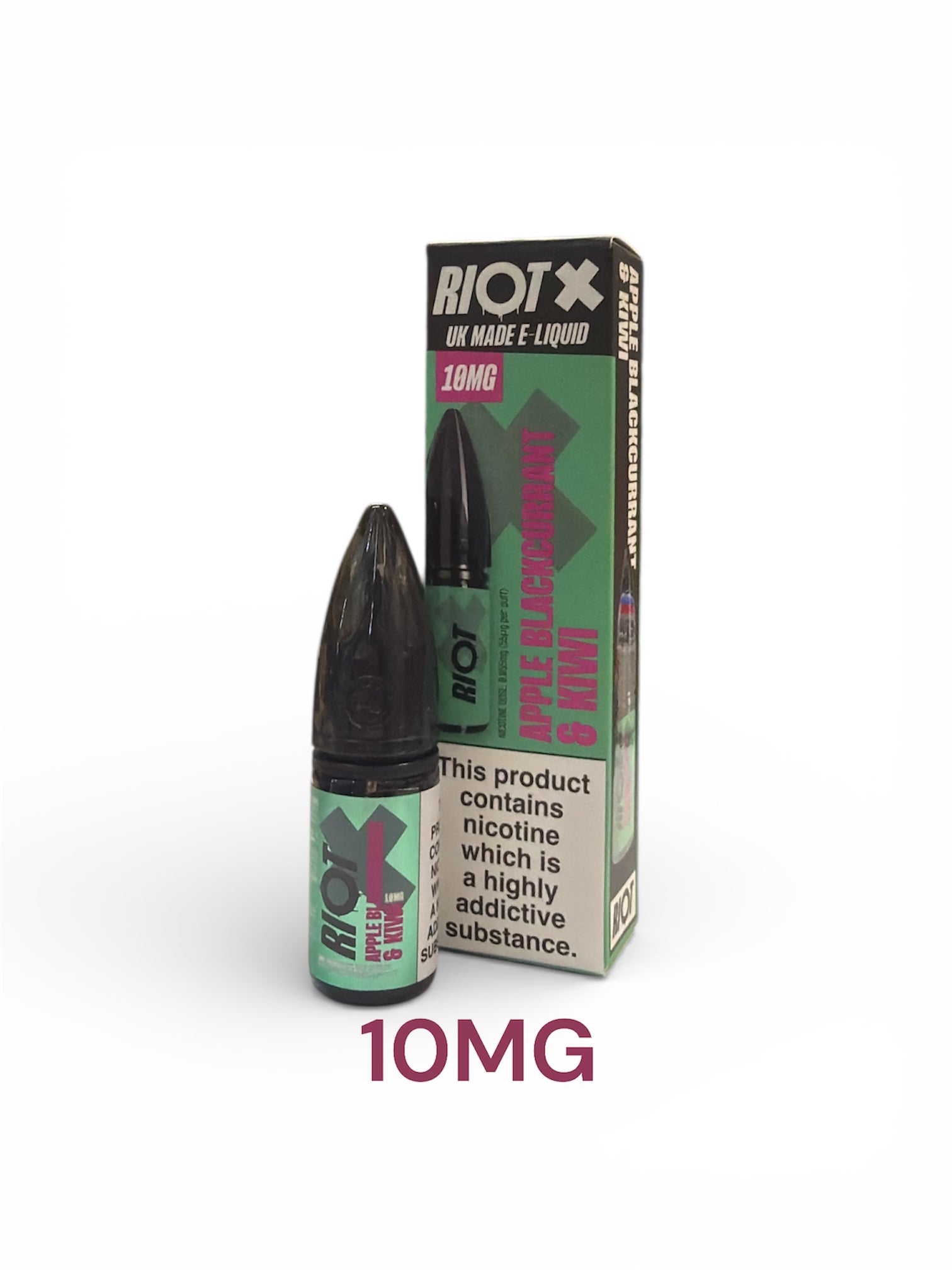 Riot X Liquid 10ML Apple Blackcurrant & Kiwi 50pg 50vg