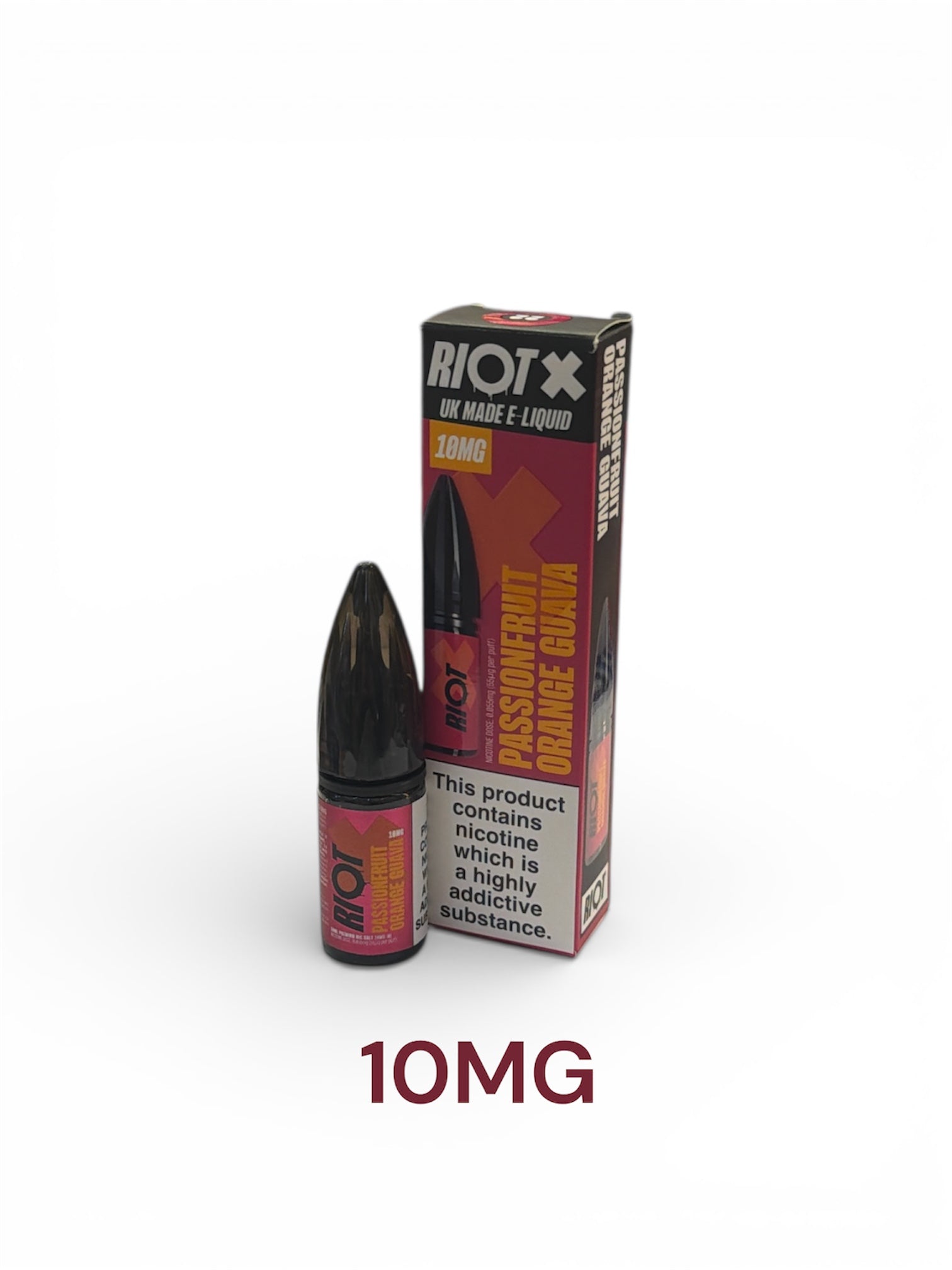 Riot X Passionfruit Orange Guava 10ML 50pg 50vg