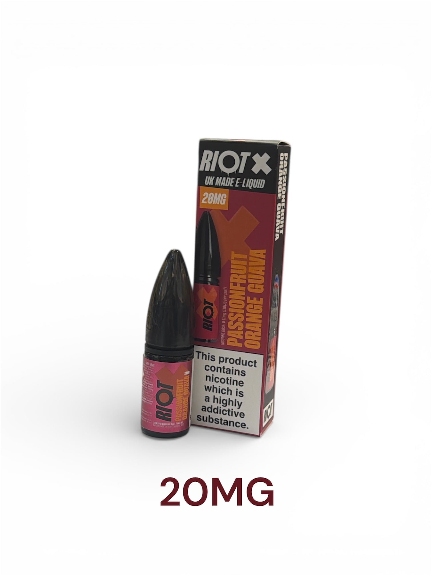 Riot X Passionfruit Orange Guava 10ML 50pg 50vg