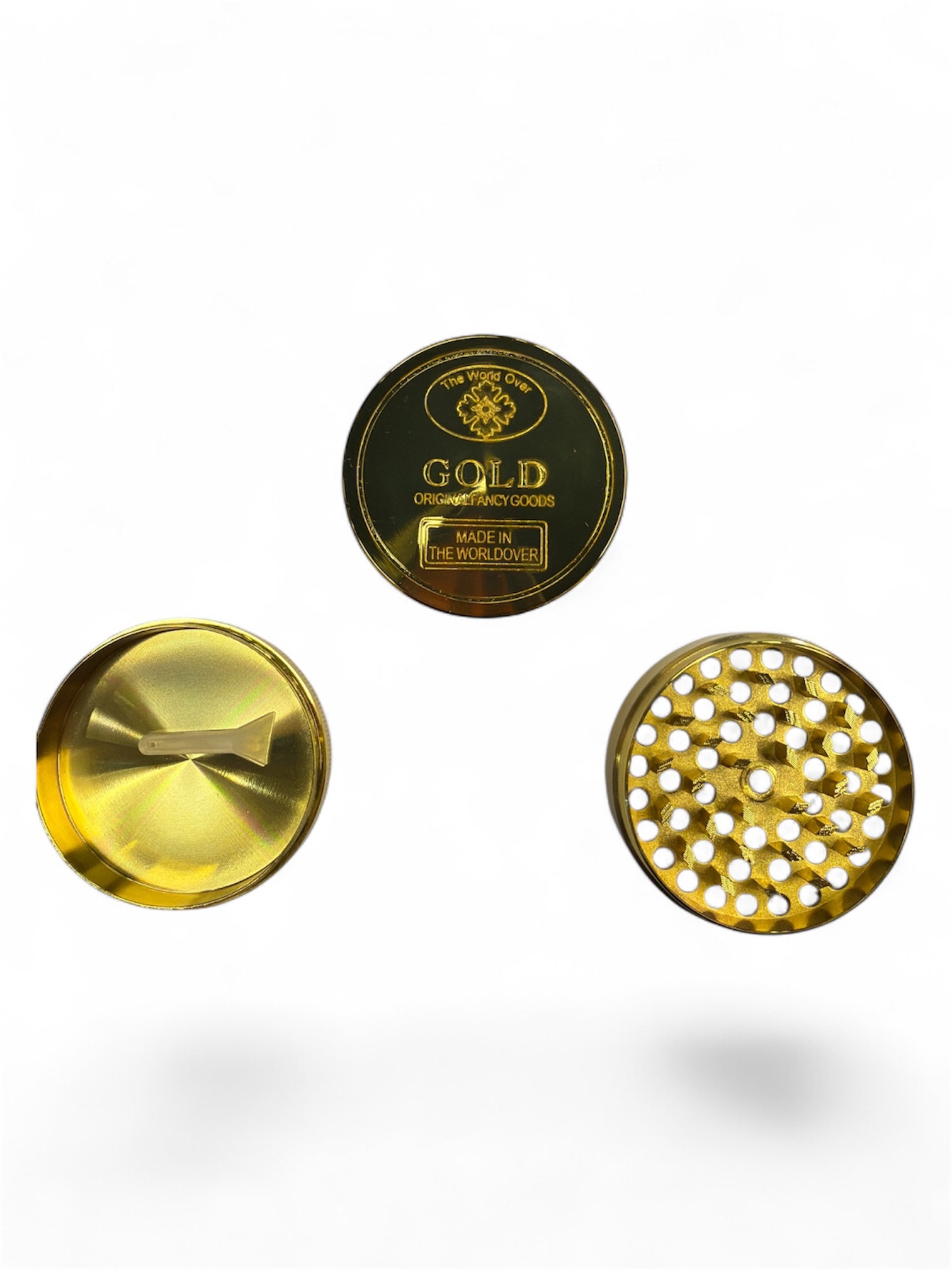Gold Tobacco Metal Grinder