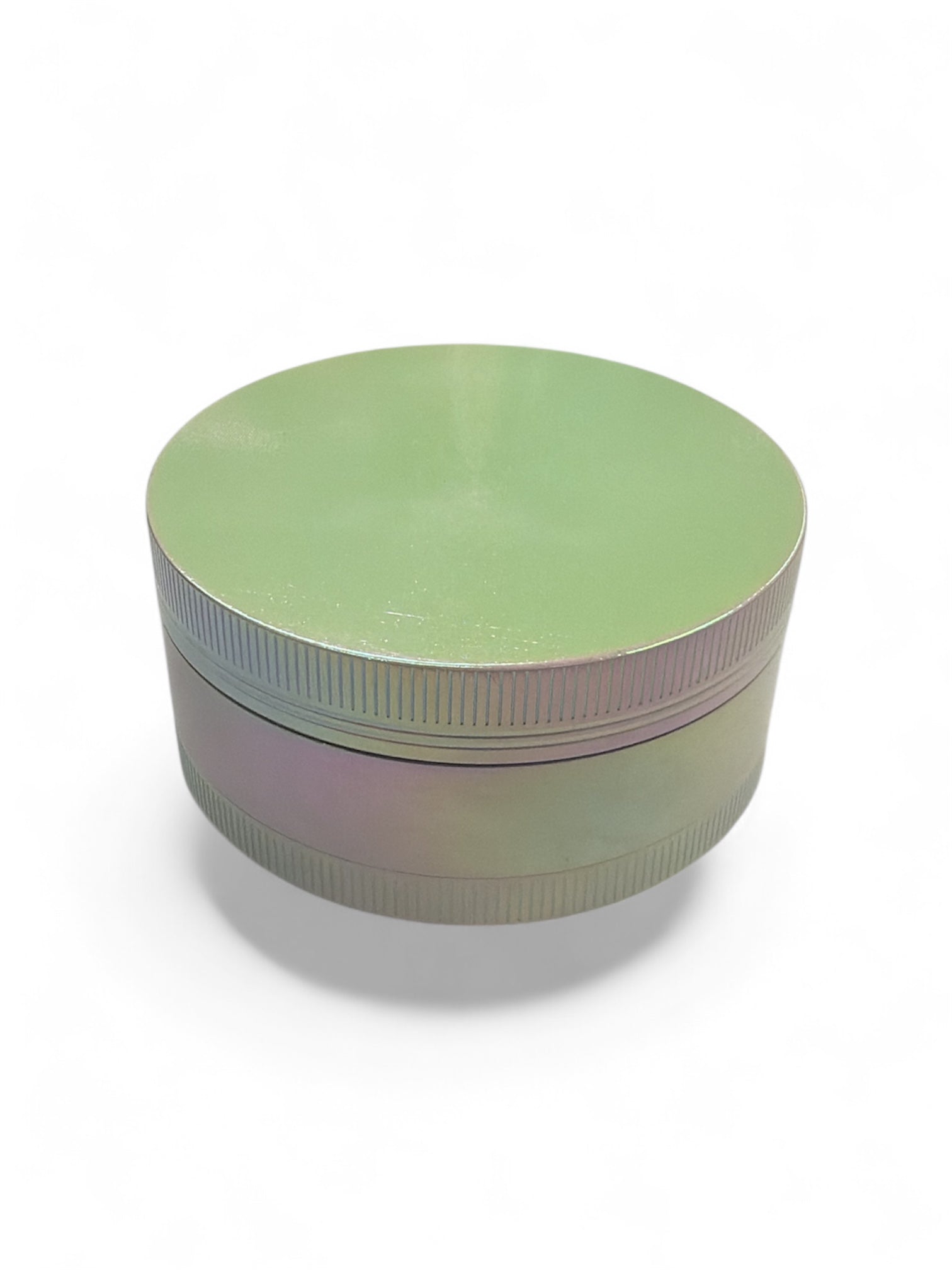 Pearl White Metal Tobacco Grinder