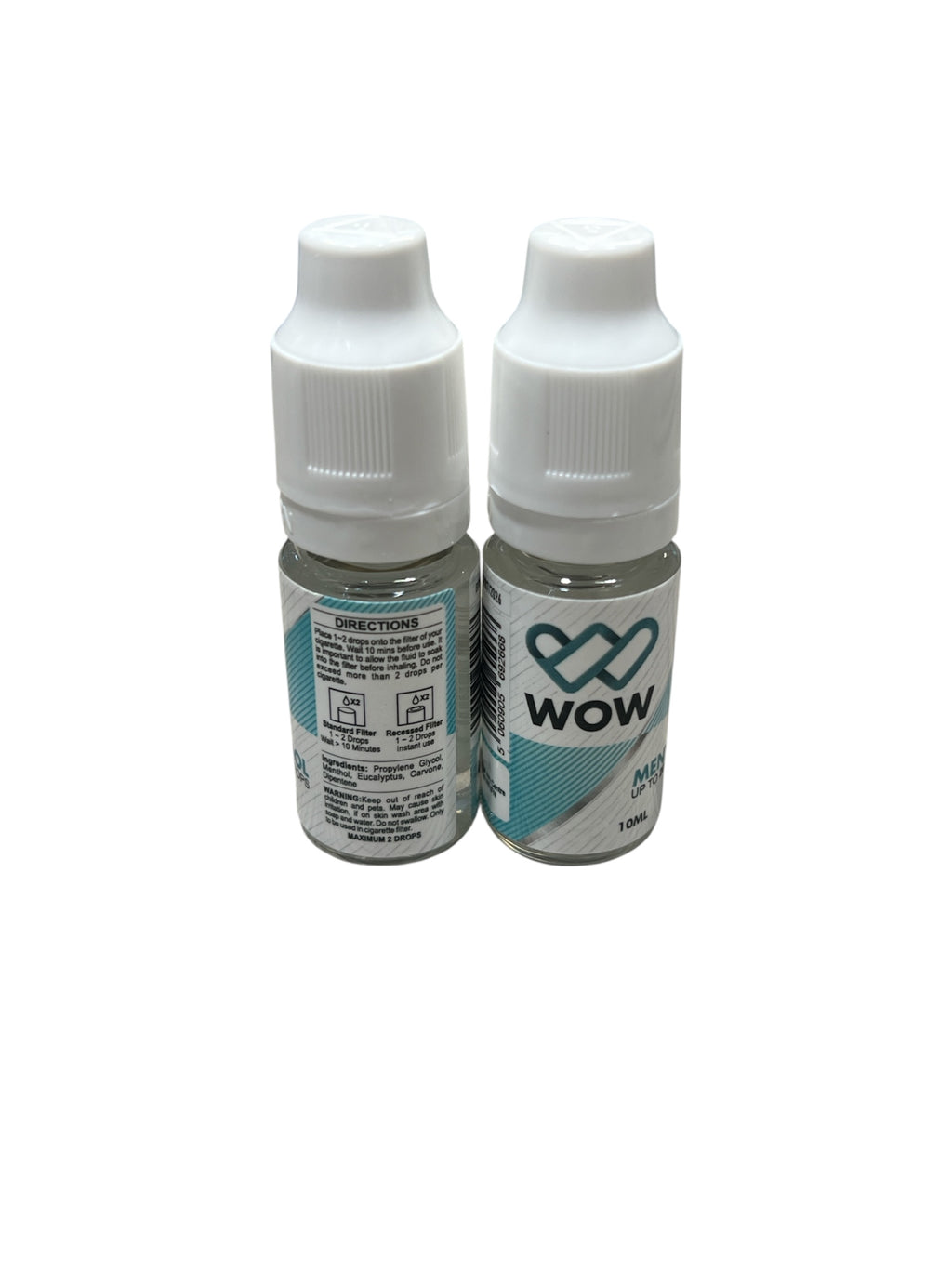 Wow Cigarette Menthol Drops 10ml x2