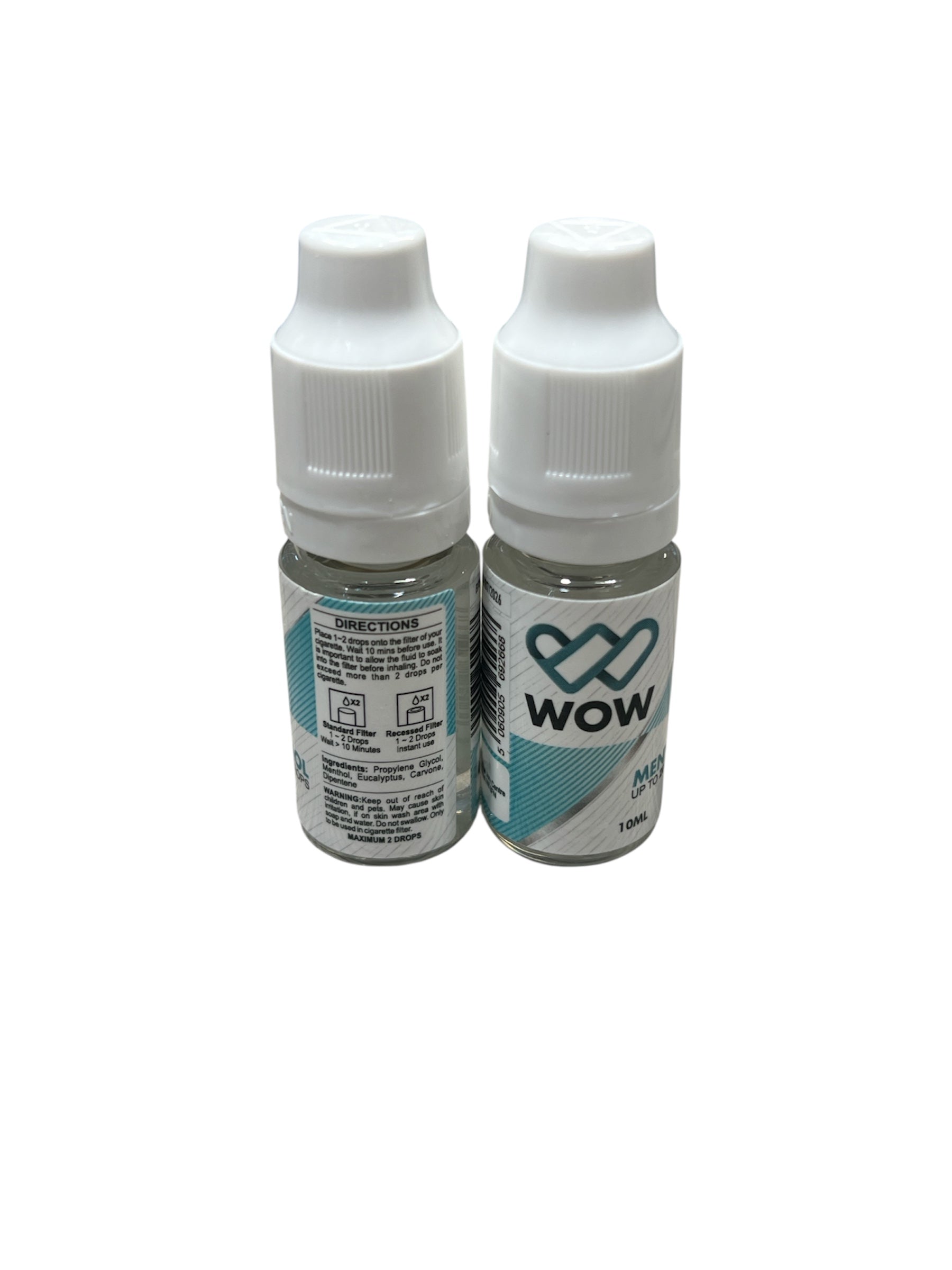 Wow Cigarette Menthol Drops 10ml x2