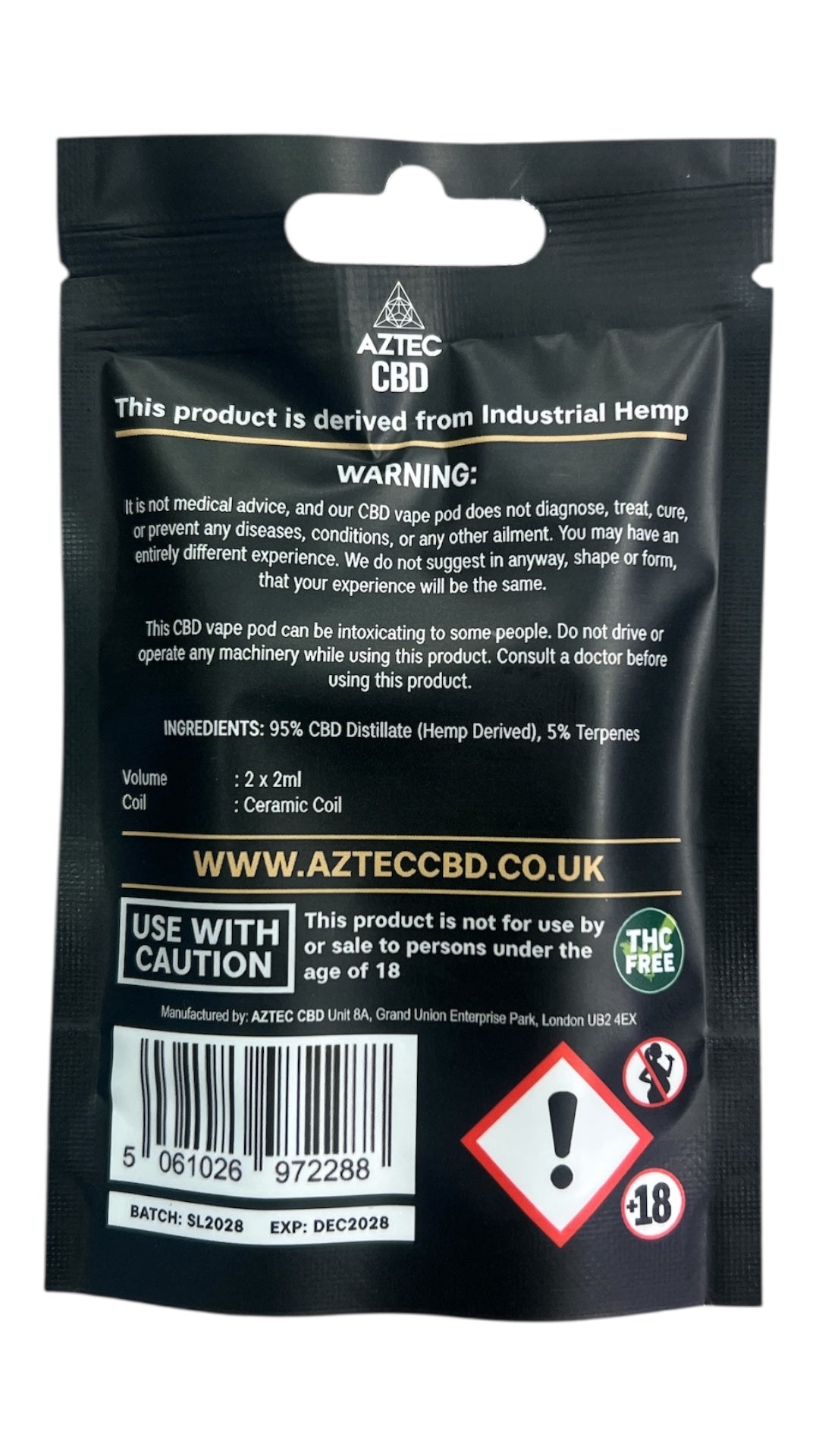 Aztec CBD Pod Refill 4000mg | Super Lemon Haze