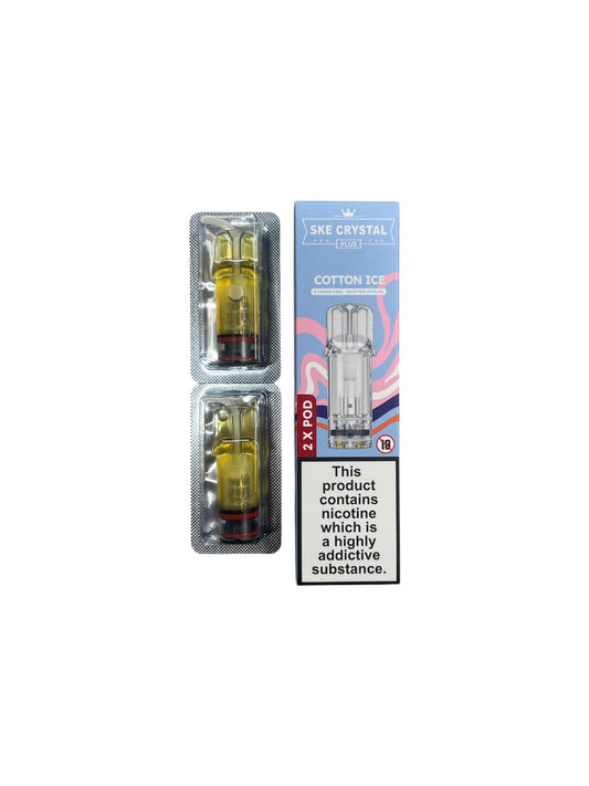 SKE Crystal Plus Pre Filled pods | Choose Flavour | 2 FOR £10 | 2 X 600 Puff per Pod